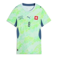 Schweiz Remo Freuler #8 Bortatröja Dam VM 2026 Kortärmad